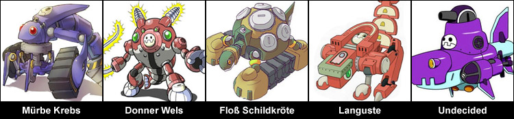 Japanese Bonne Mecha Finalists