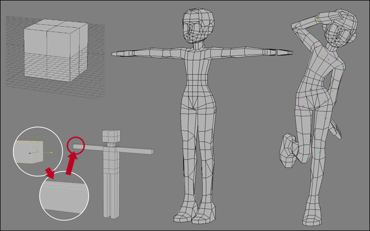 MML3 Heroine 3D Modeling