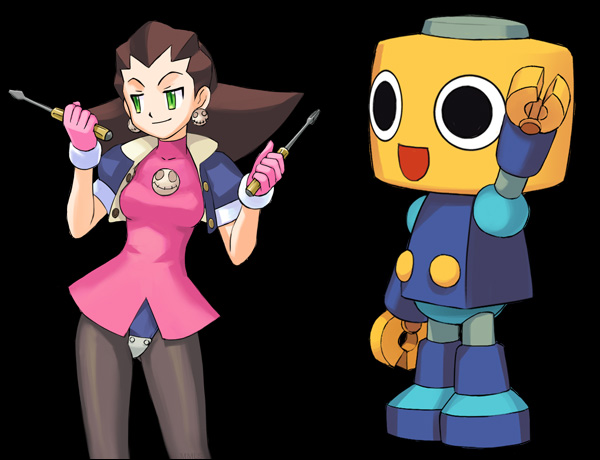 [ Tron Bonne and Servbot ]