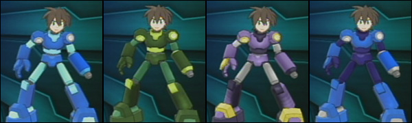 [ MegaMan's Different Colors ]