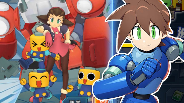 Tron, Servbots, and MegaMan in Rockman X Dive